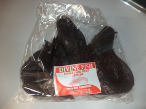 One pack of tasty smoked and dried catfish